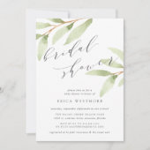 Airy Botanical Bridal Shower Kaart (Voorkant)