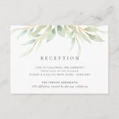 Airy Botanical Reception Kaart (Voorkant)