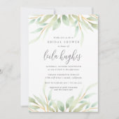 Airy Botanical Vrijgezellenfeest Kaart (Voorkant)