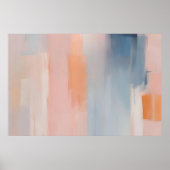 Airy Dawn Colours - Adem van de Dageraad | Abstrac Poster (Voorkant)