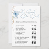 Airy Eucalyptus Greenery Boho Rustic Bridal Shower Kaart (Voorkant)