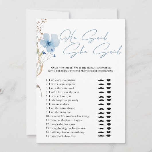 Airy Eucalyptus Greenery Boho Rustic Bridal Shower Kaart (Voorkant)