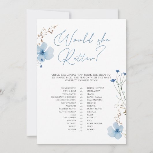 Airy Eucalyptus Greenery Boho Rustic Bridal Shower Kaart (Voorkant)