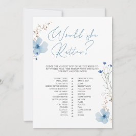 Airy Eucalyptus Greenery Boho Rustic Bridal Shower Kaart