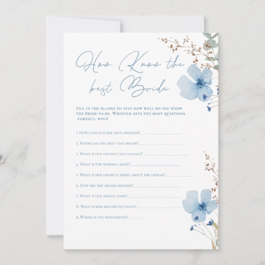 Airy Eucalyptus Greenery Boho Rustic Bridal Shower Kaart (Voorkant)