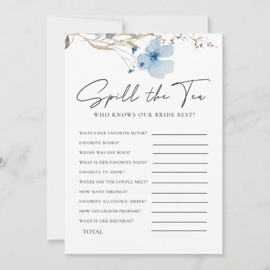 Airy Eucalyptus Greenery Boho Rustic Vrijgezellenf Kaart (Voorkant)