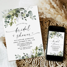 Airy Eucalyptus Greenery Boho Rustic Vrijgezellenf