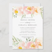 Airy Floral Bridal Shower Kaart (Voorkant)