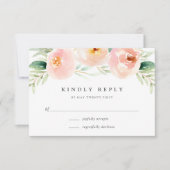 Airy Floral RSVP-kaart RSVP Kaartje (Voorkant)