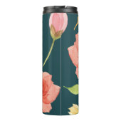 Airy Garden Floral Monogram Thermal Tumbler Thermosbeker (Achterkant)