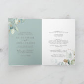 Airy Greenery en Gold Leaf Formal Folded Wedding (Binnen)