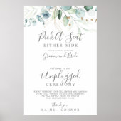 Airy Greenery Pick a Seat Unplugged Poster (Voorkant)