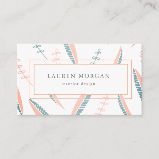 Airy Leaves Visitekaartje (Voorkant)