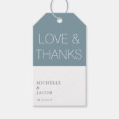 Airy Pastel Blauwgroen | Label voor weddenschap me Cadeaulabel (Voorkant)