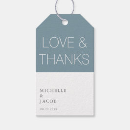 Airy Pastel Blauwgroen | Label voor weddenschap me Cadeaulabel