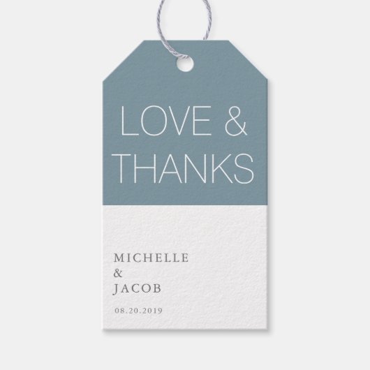 Airy Pastel Blauwgroen | Label voor weddenschap me Cadeaulabel (Voorkant)