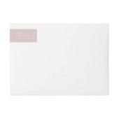 Airy Pastel Blush Love Wraparound Weddenschap (Voorkant)