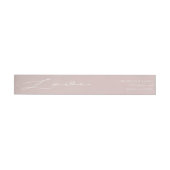 Airy Pastel Blush Love Wraparound Weddenschap (Individueel)