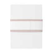 Airy Pastel Blush | Weddenschap Belly Band Uitnodigingen Wikkel (Achterkant Voorbeeld)