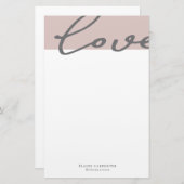 Airy Pastel | Gepersonaliseerd briefpapier (Voorkant / Achterkant)