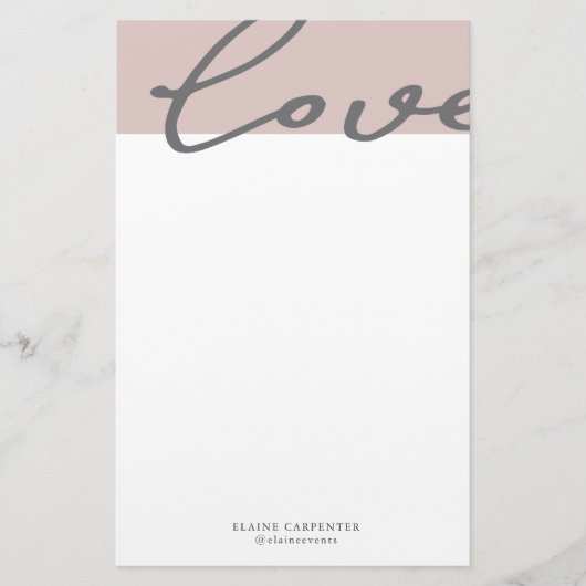 Airy Pastel | Gepersonaliseerd briefpapier (Voorkant)