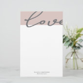 Airy Pastel | Gepersonaliseerd briefpapier (Staand voorkant)