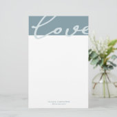 Airy Pastel | Gepersonaliseerd briefpapier (Staand voorkant)