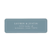 Airy Pastel | Retouradreslabel Etiket (Voorkant)