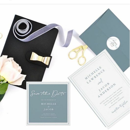 Airy Pastel | Vlek sparen de Kaart van de Datum