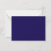 Airy Purple Elegant Stationery Note Card Notitiekaartje (Achterkant)