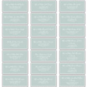 Airy Sage Green Wedding Guest Adresetiketten Sticker (Voorkant)