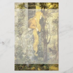  airy Tale, Rapunzel met lange klonen Briefpapier