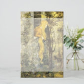  airy Tale, Rapunzel met lange klonen Briefpapier (Staand voorkant)