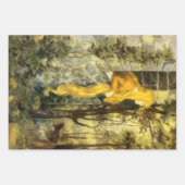  airy Tale, Rapunzel met lange klonen Inpakpapier Vel (Voorkant 2)