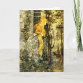  airy Tale, Rapunzel met lange klonen Kaart (Voorkant)