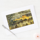  airy Tale, Rapunzel met lange klonen Rechthoekige Sticker (Envelop)