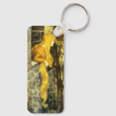  airy Tale, Rapunzel met lange klonen Sleutelhanger (Achterkant)