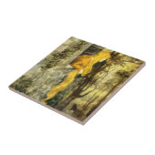  airy Tale, Rapunzel met lange klonen Tegeltje (Zijkant)