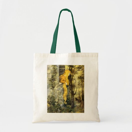 airy Tale, Rapunzel met lange klonen Tote Bag (Voorkant)