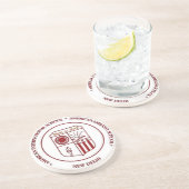 AIS/AES ALUMNI ASSOCIATION SANDSTONE ONDERZETTER (Zijkant)