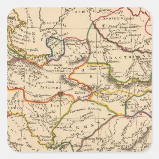 Aisa Vierkante Sticker (Voorkant)