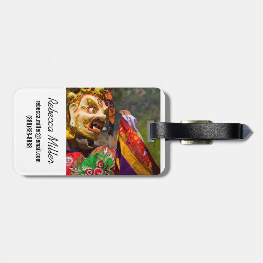 Aisan Festival Dancer Bagagelabel (Achterkant horizontaal)