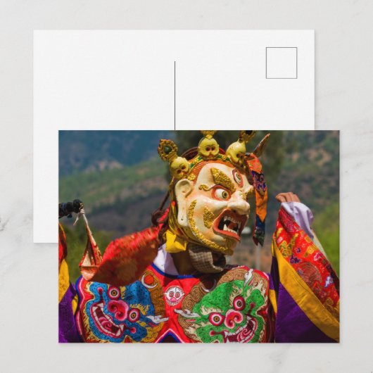 Aisan Festival Dancer Briefkaart (Voorkant / Achterkant)