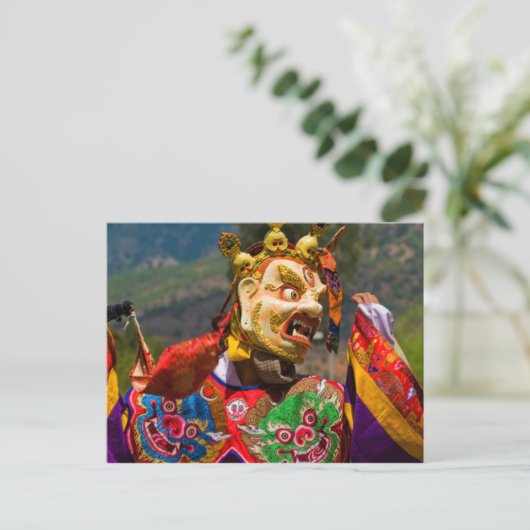 Aisan Festival Dancer Briefkaart (Staand voorkant)