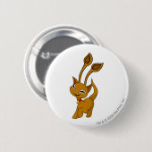 Aisha Brown Ronde Button 5,7 Cm (Voorkant /achterkant)