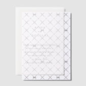 Aisha Elegant Modern Wedding Save the Date Vellum Uitnodigingen (Offset (Uitnodiging))