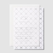 Aisha Elegant Modern Wedding Vellum Uitnodigingen (Offset (Uitnodiging))