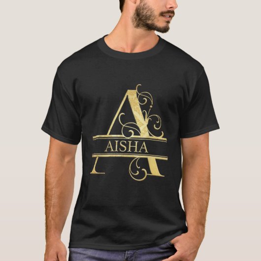 Aisha-naam T-shirt (Voorkant)