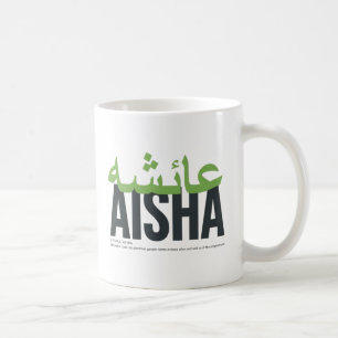 Aisha Naam Uitspraak en Betekenis Koffiemok