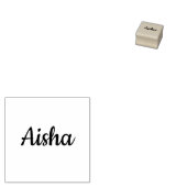 Aisha naamstempel rubberstempel (Gestempeld)